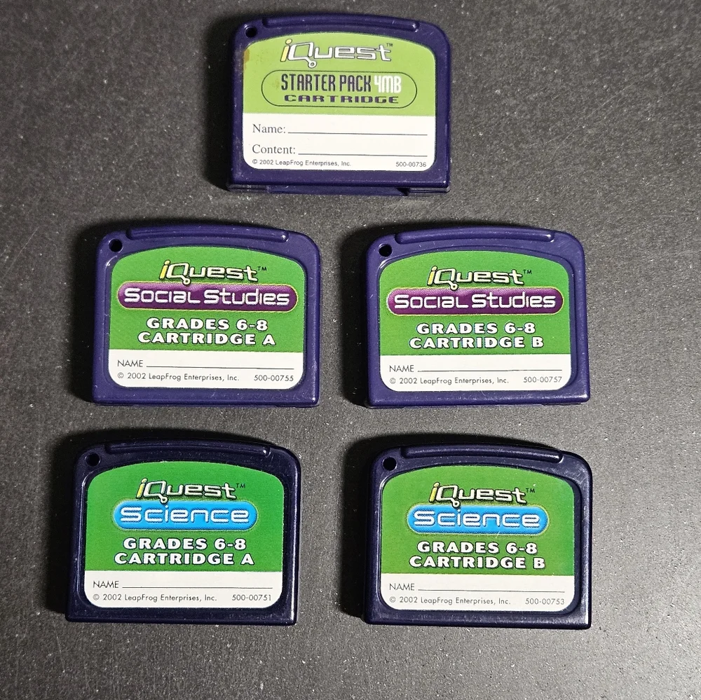 Quantum Leap iQuest Handheld Bundle with 5 cartilages & 2 manuals